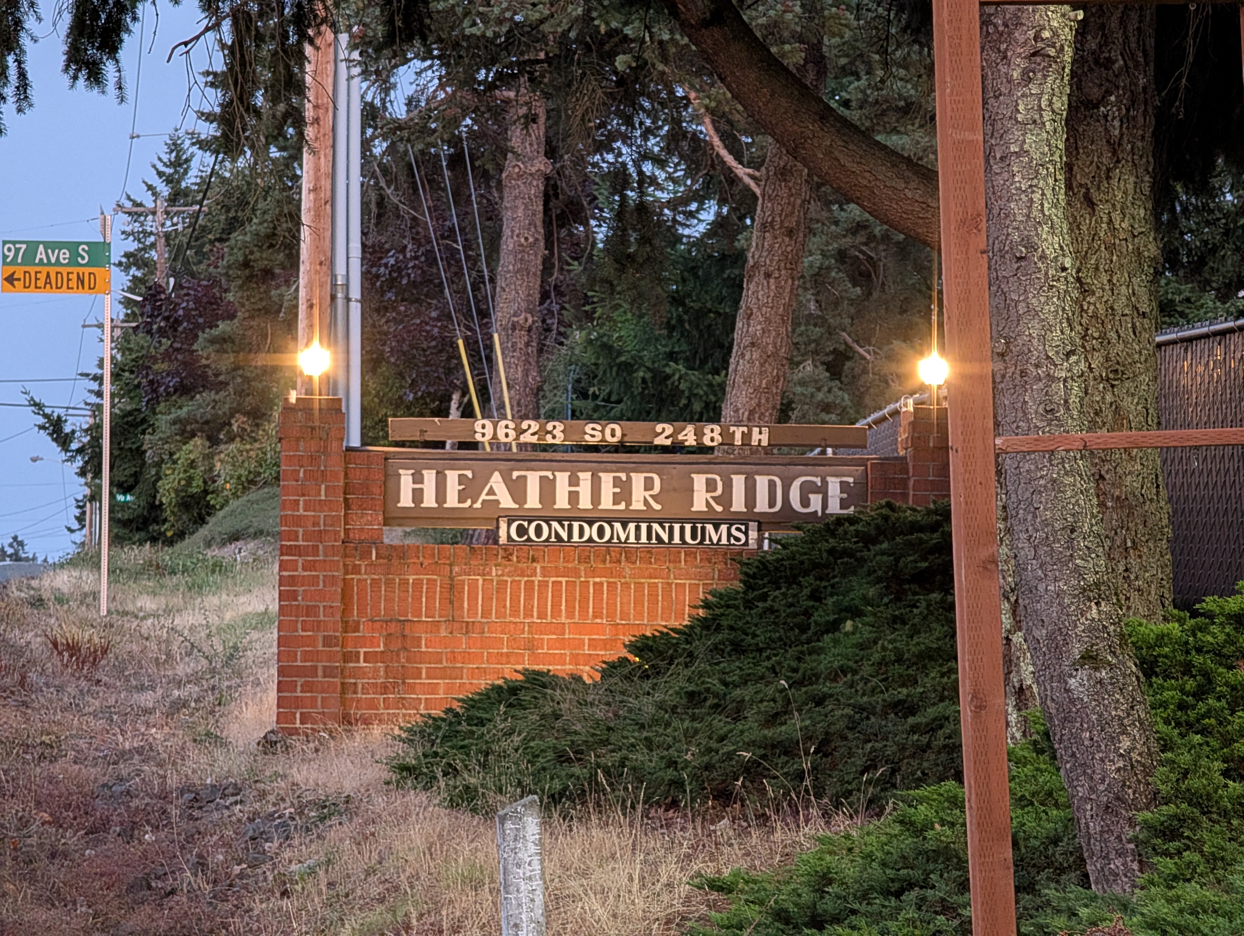 Heather Ridge Condominiums Entrance